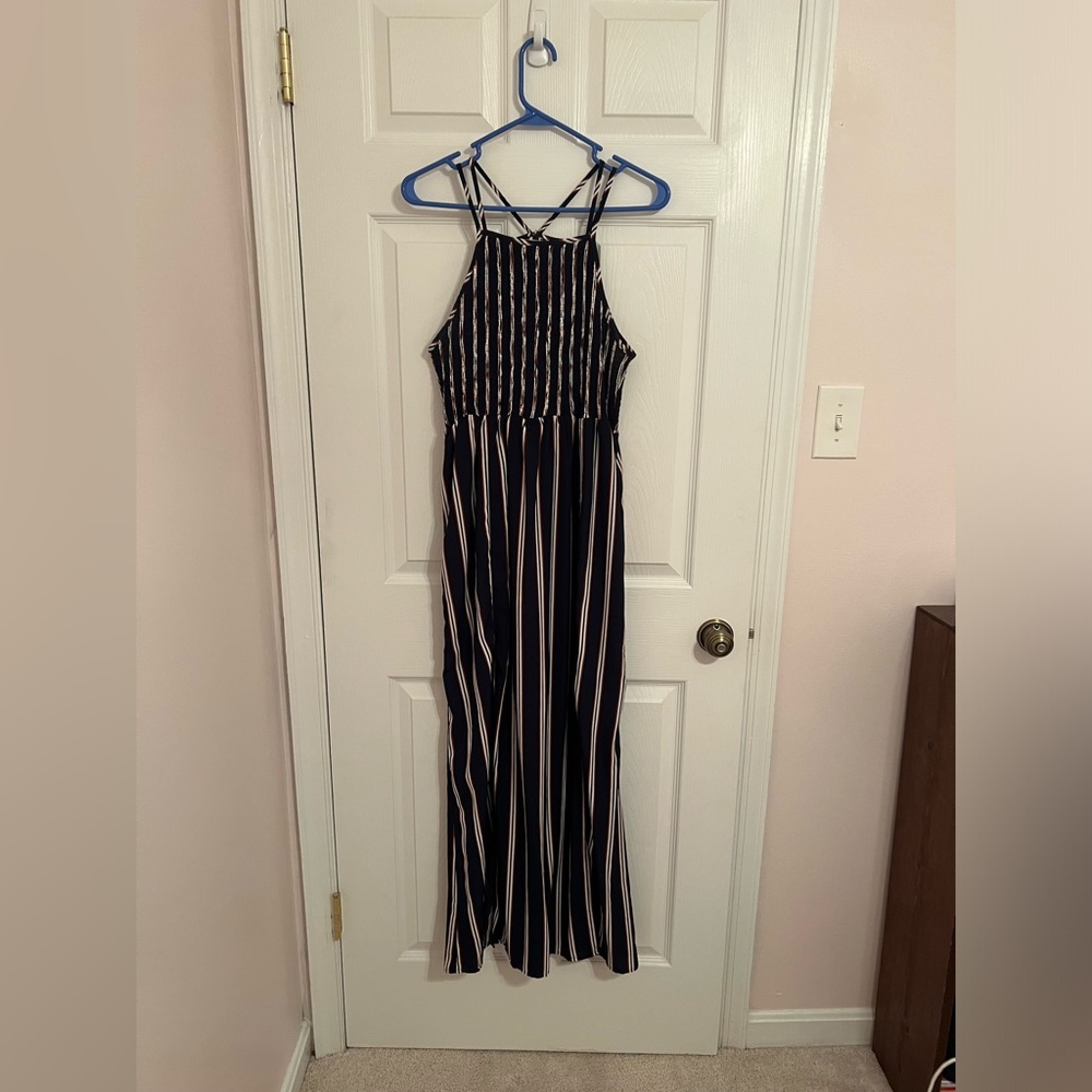 Women’s striped maxi dress